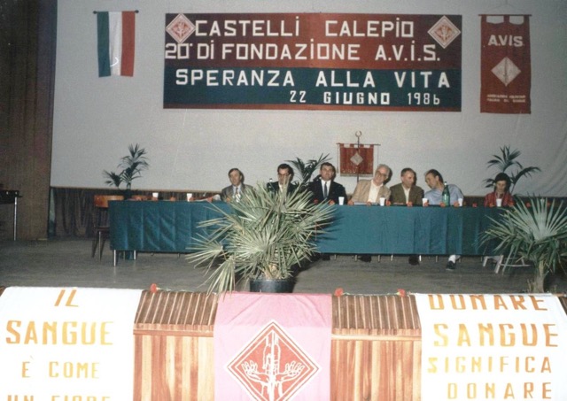 20° Anniversario Fondazione
22 Giugno 1986
